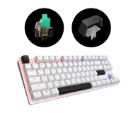DARK PROJECT DPO87 White TKL G3MS Sapphire Hot-Swap DPP87_GSH_WHITE_ANSI_ENG - 1279858 - zdjęcie 4